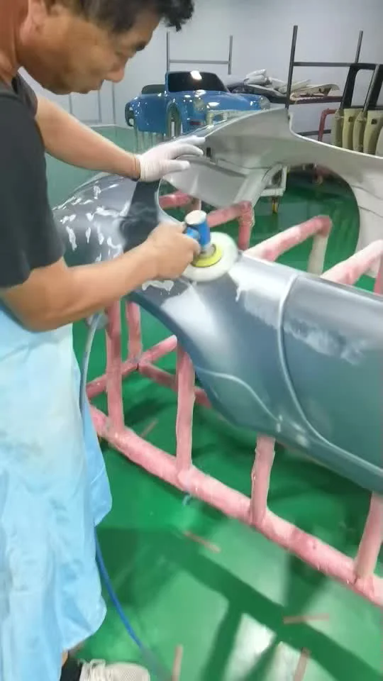 Surface polishing shown in a workshop video